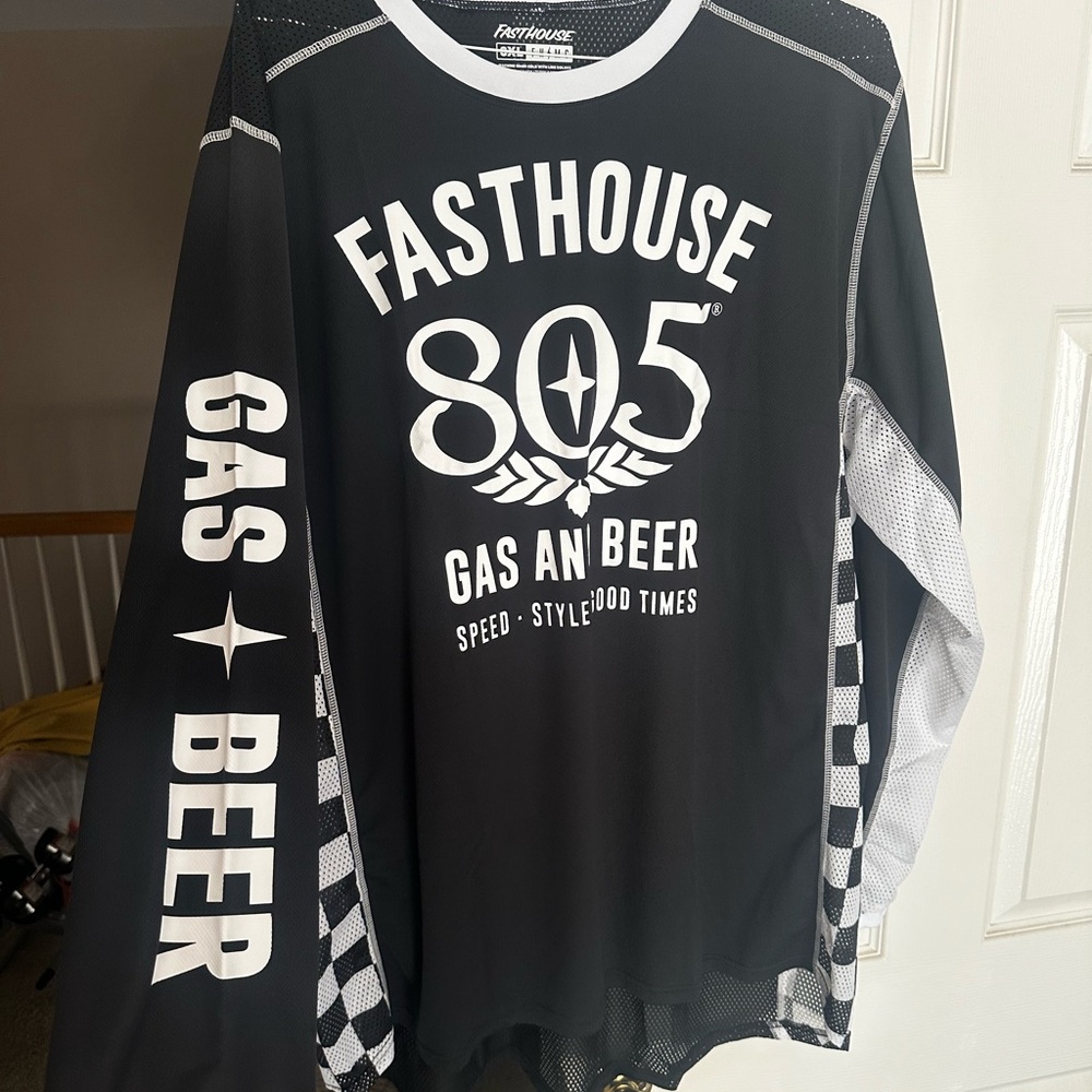 Fasthouse Black and White Graphic Jersey’s